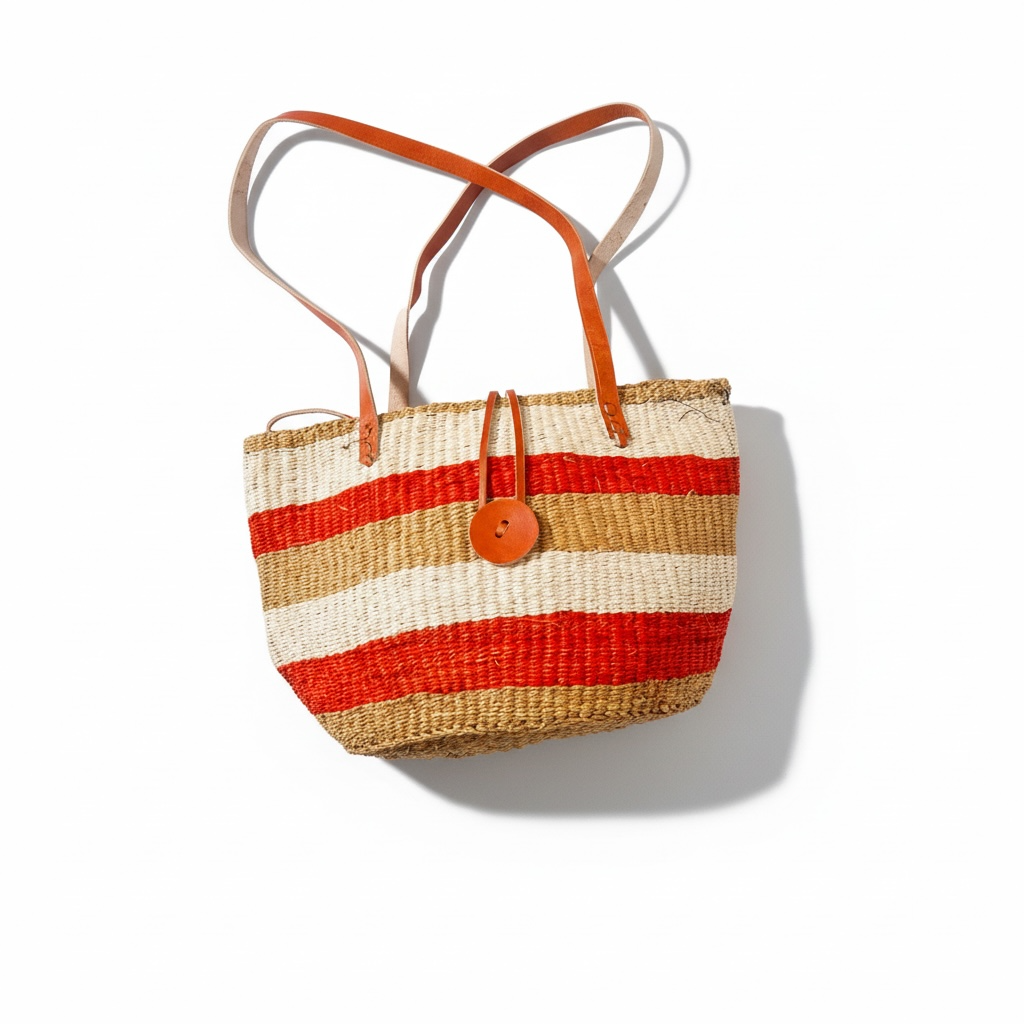Handwoven sisal bag