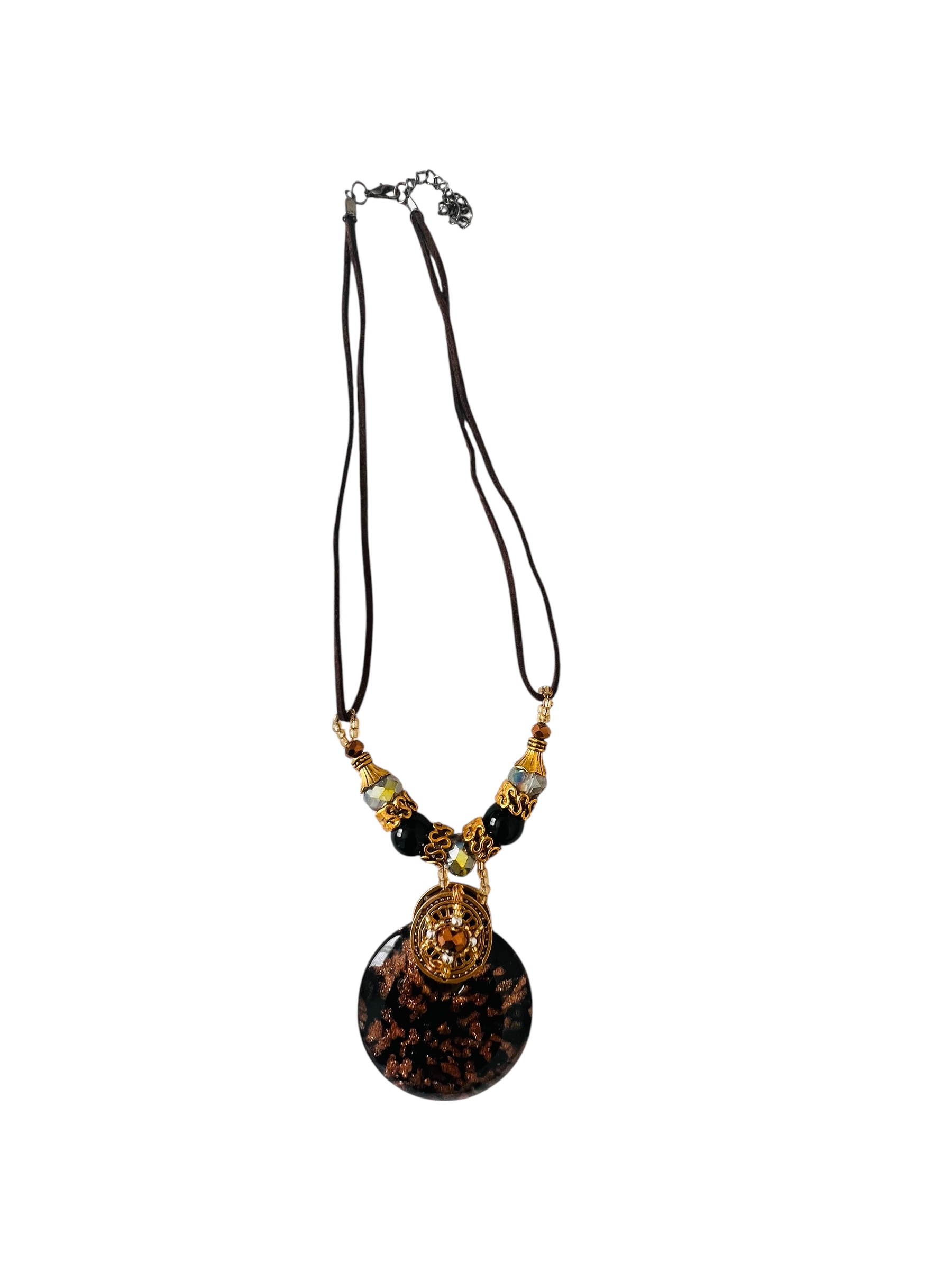Handcrafted Pendant Beaded Necklace